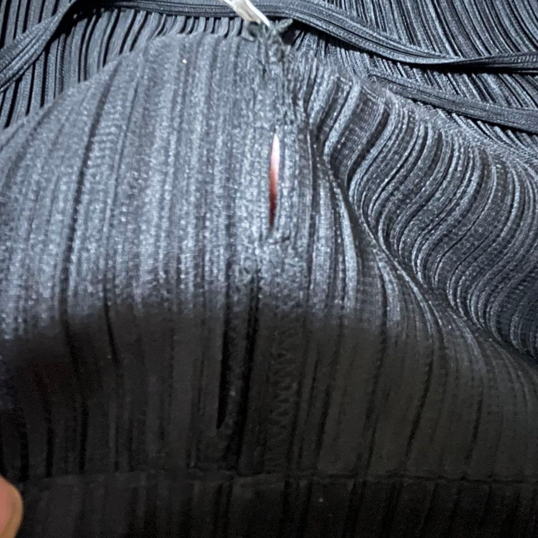 PLEATSPLEASE イッセイミヤケ カーディガン Wrap ブラック