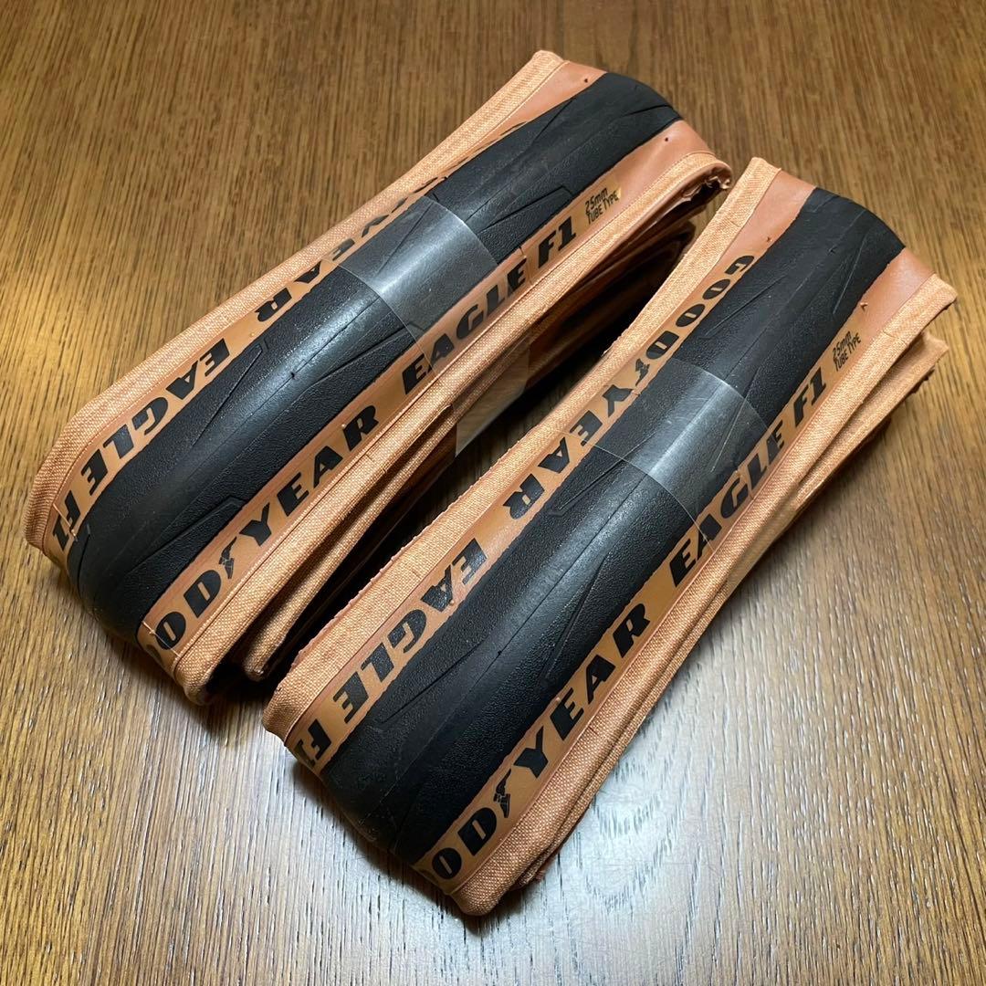 GOODYEAR　EAGLE F1　チューブタイプ　700×25c　TAN