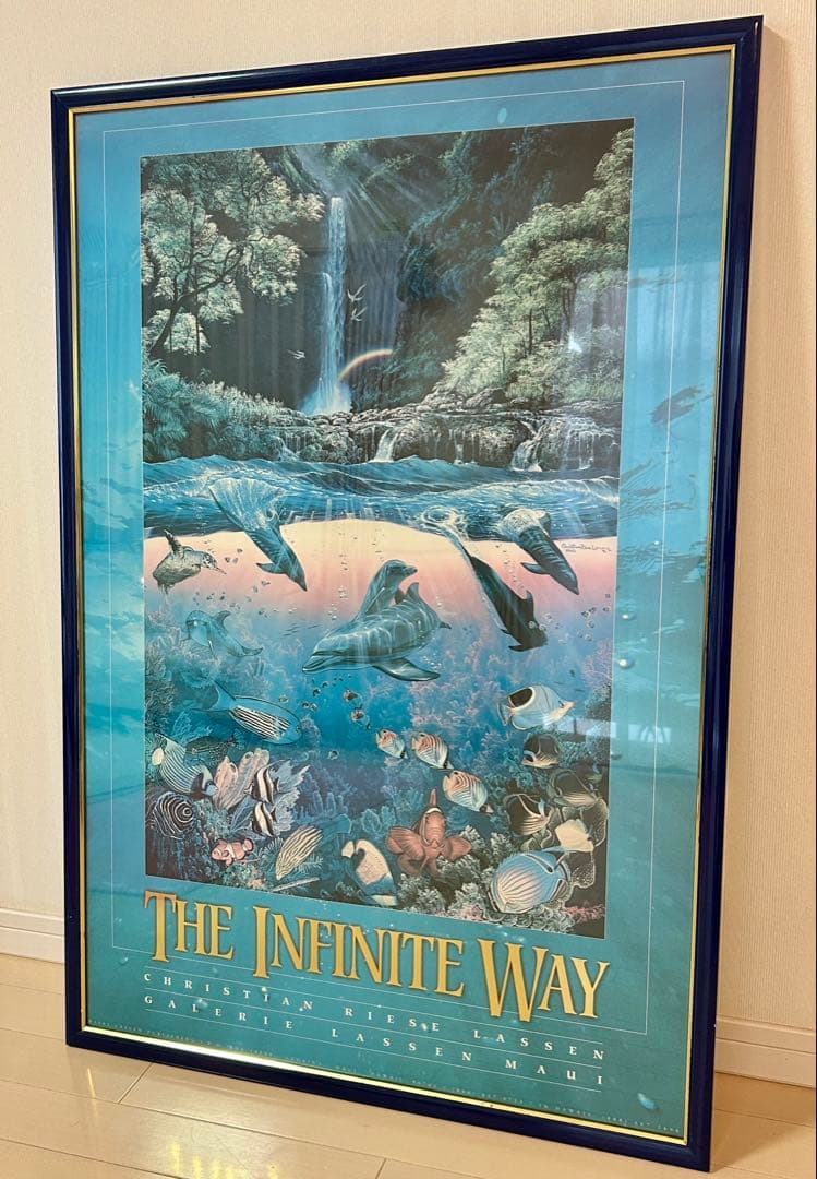 クリスチャン　ラッセン THE INFINITE WAY 額装 ポスター複製画