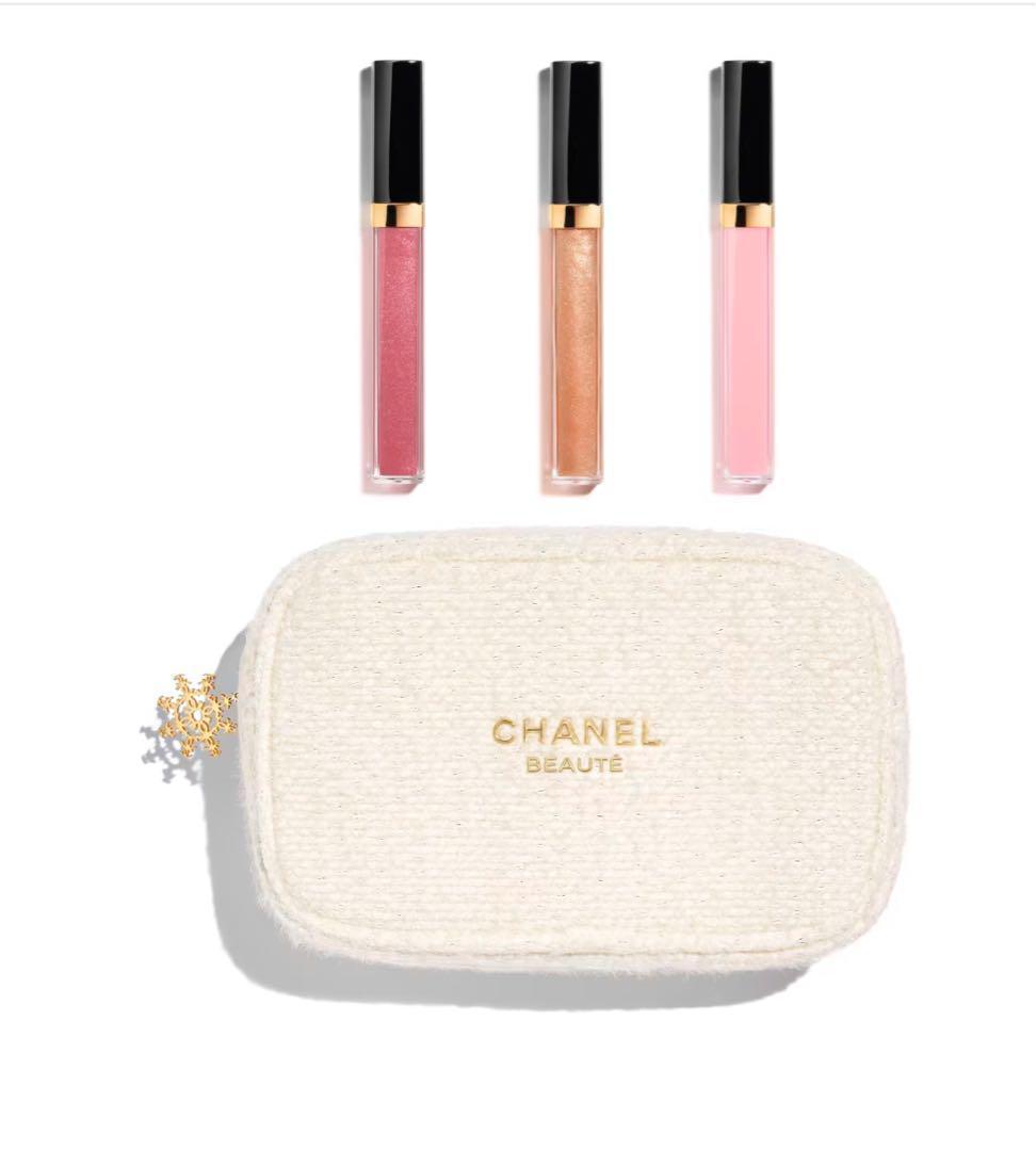 新品CHANELルージュココグロストリオセットシャネルホリデーコフレノベルティ