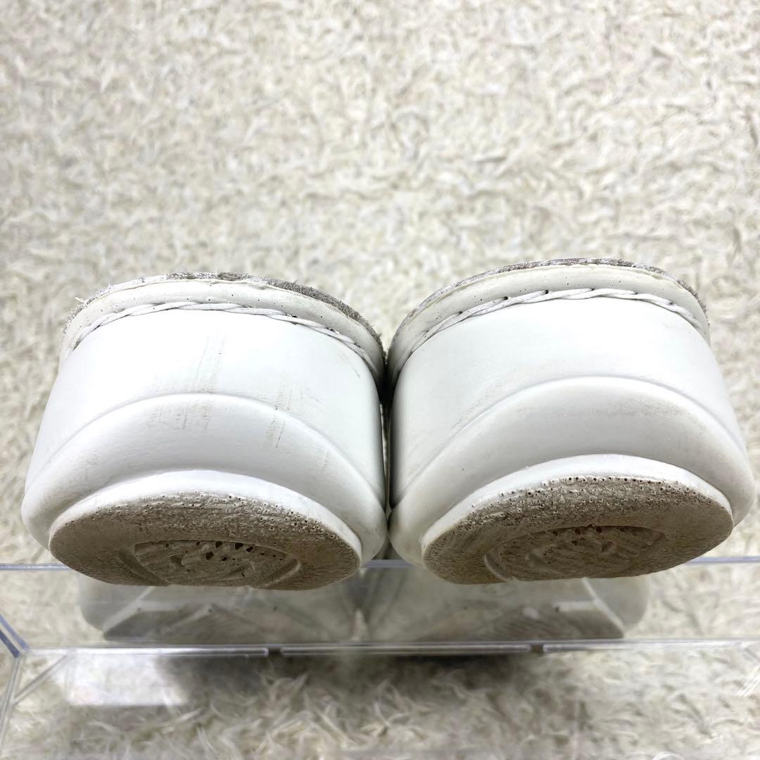 『極美品』NAOT IRIS サボサンダル ホワイト レザー ナオト アイリス