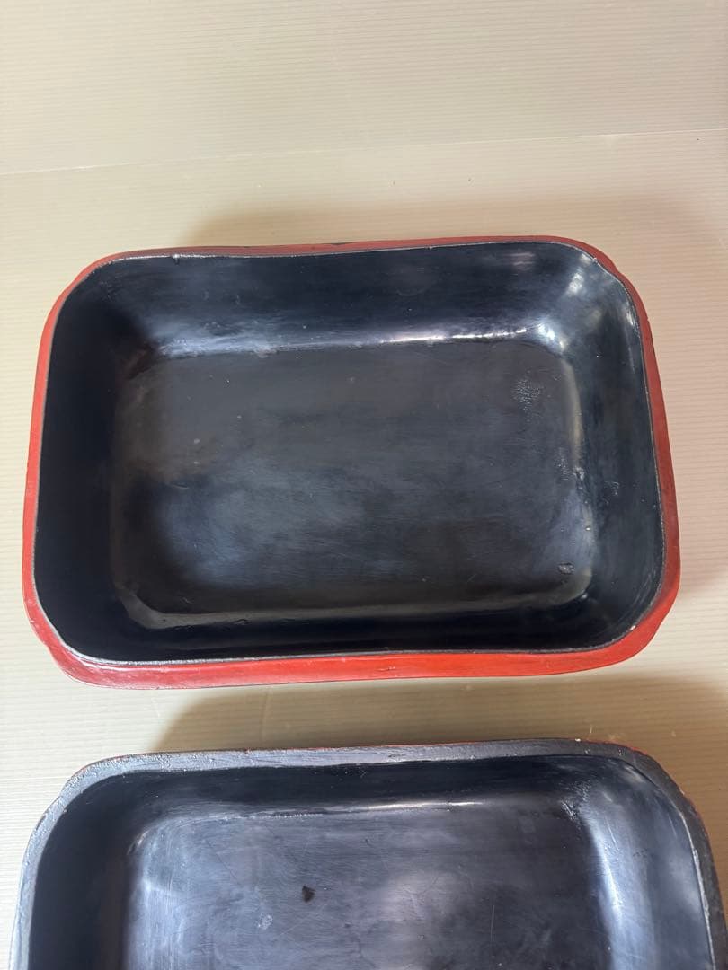 2925 時代　唐物　花文　四方　蓋物　菓子器