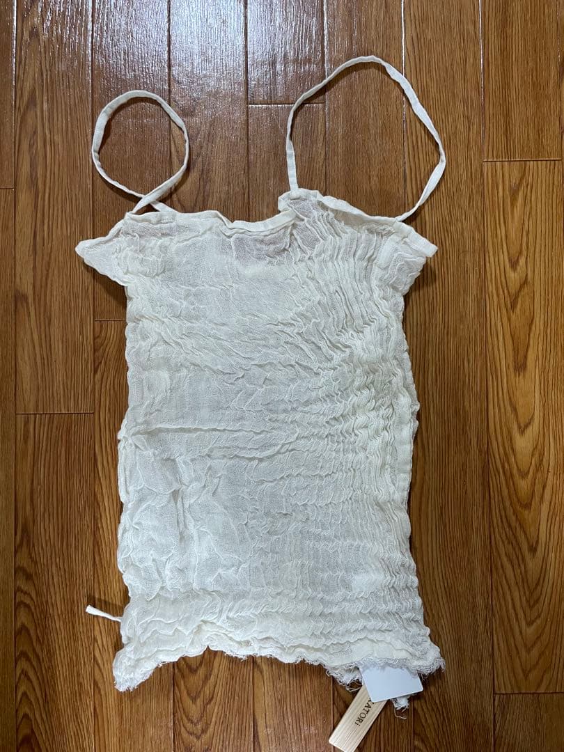 eriko katori リネンガーゼキャミソール　新品未使用タグ付き