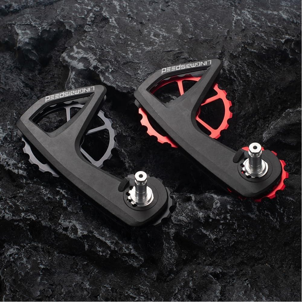 728 カーボンファイバービッグプーリーケージ、自転車用リアディレイラー、軽量