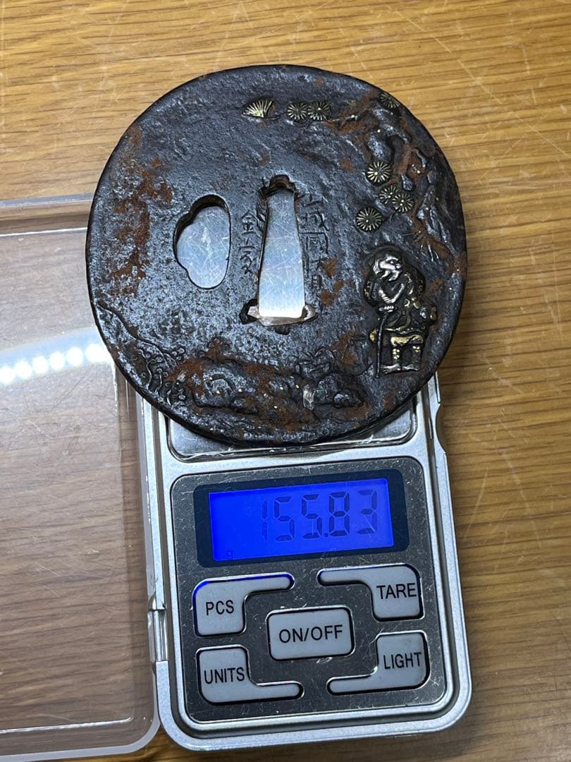 山城国伏見住　金家銘　鍔