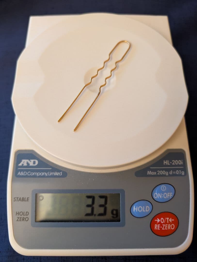 ヘアピン 5本セット　K18　刻印あり　16.9g　昭和　アンティーク　18金