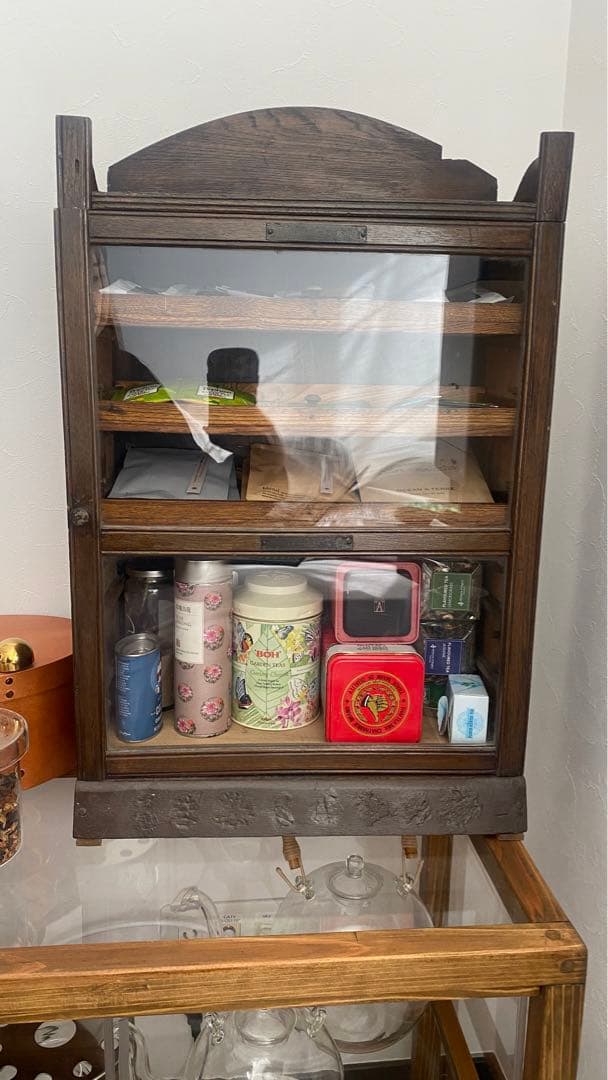 【希少】昭和レトロ　糸ケース　ディスプレイケース　什器