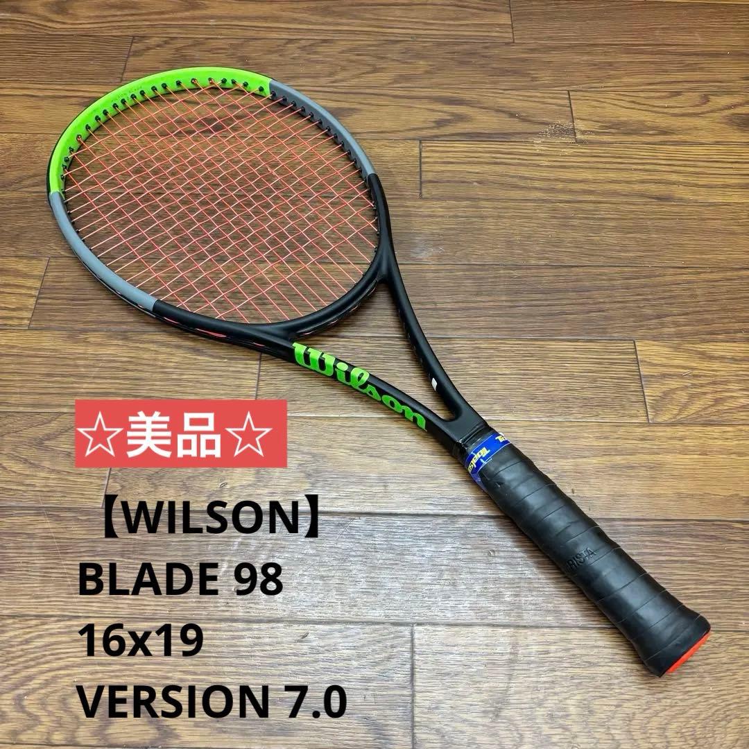 ☆美品☆【WILSON】BLADE 98 16x19 VERSION 7.0