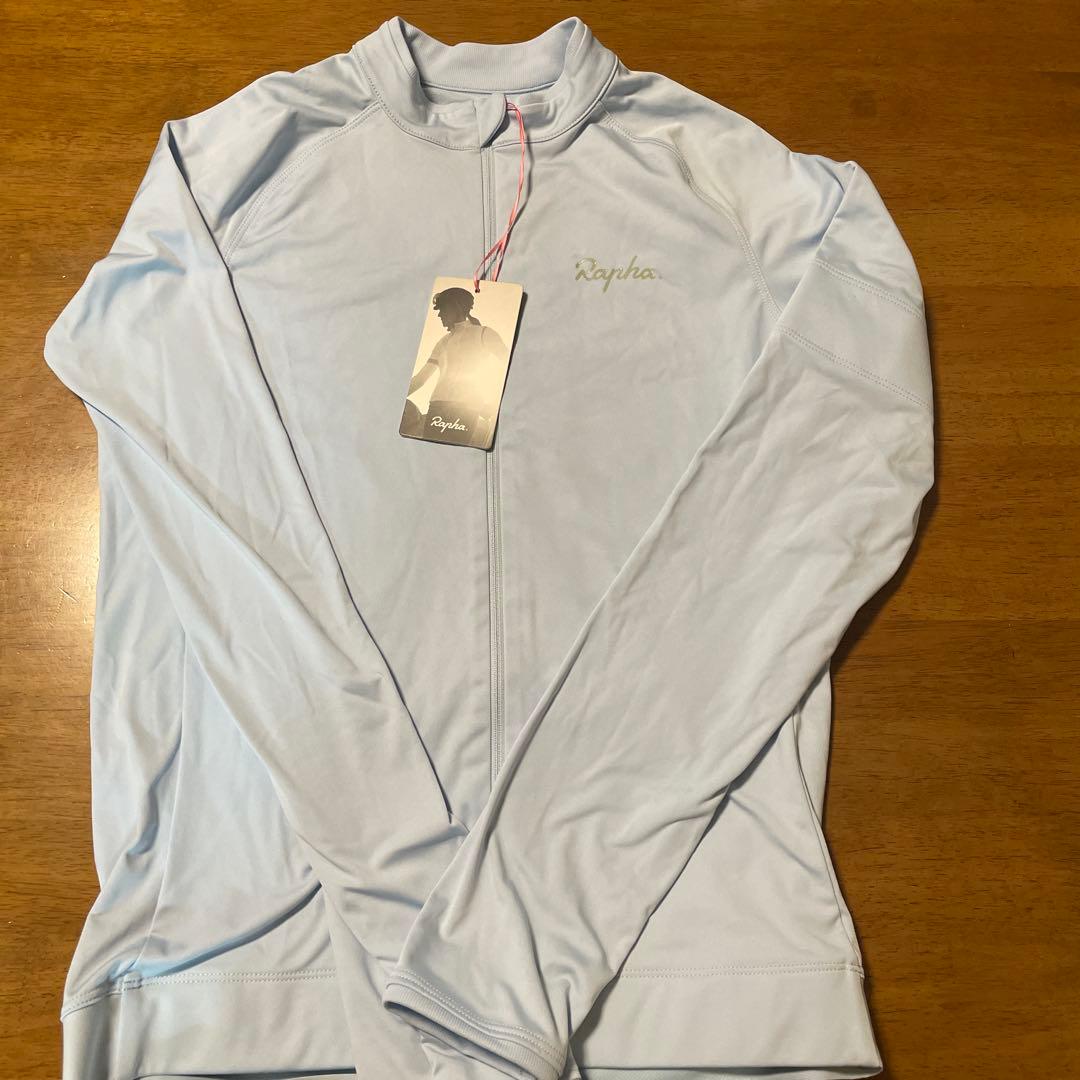 Rapha サイクルジャージ 水色 ジップアップ