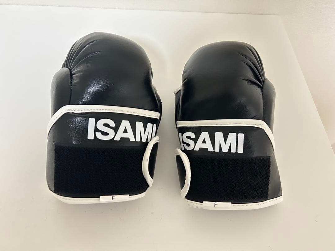 【要確認】ISAMI オープンフィンガーグローブ ブラック F