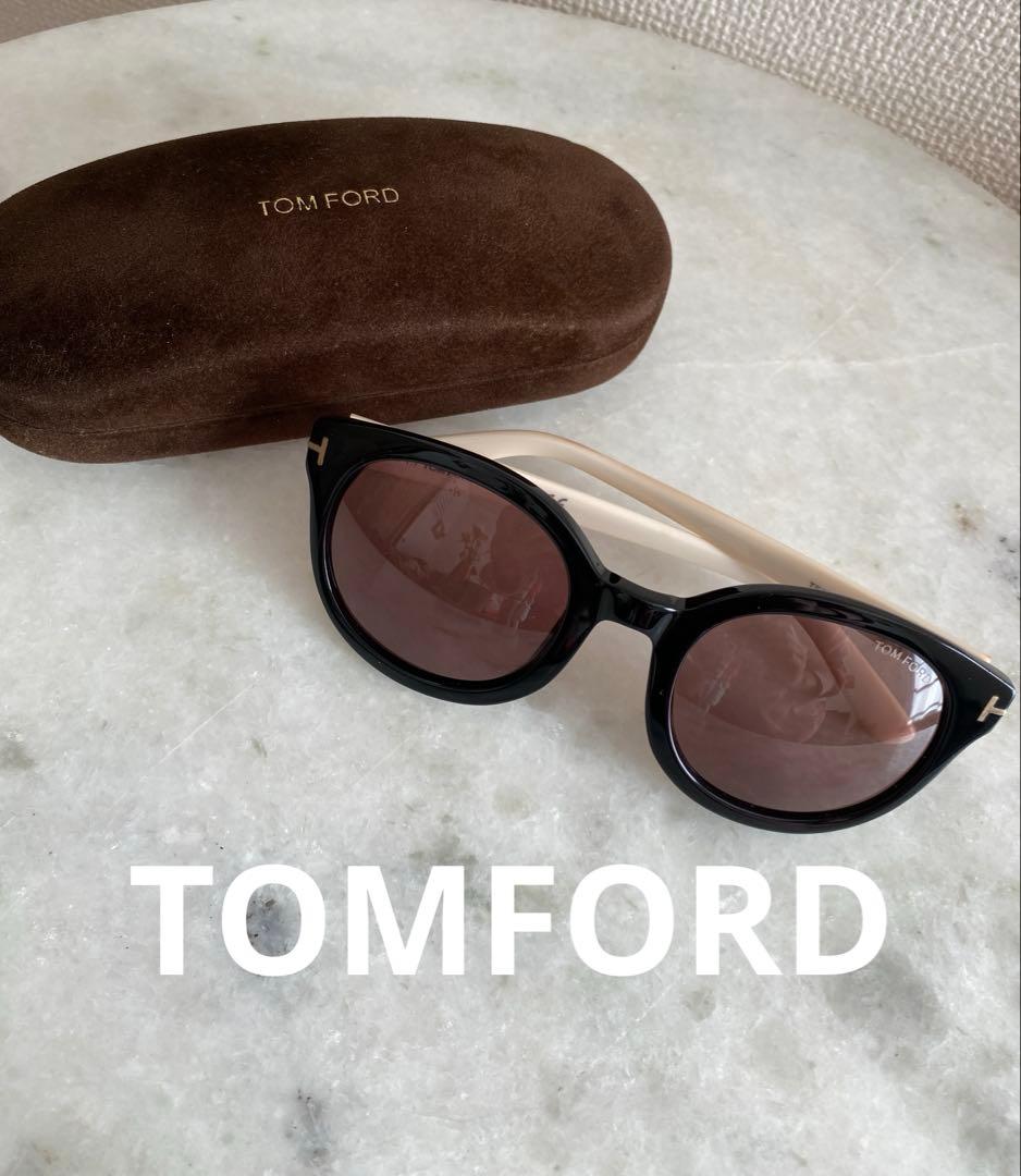 TOMFORDサングラス/男女兼用/ホワイト×ブラック/トムフォード