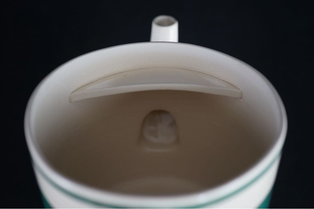 田中宝泉 緑地 竹 水次 共箱 茶道具