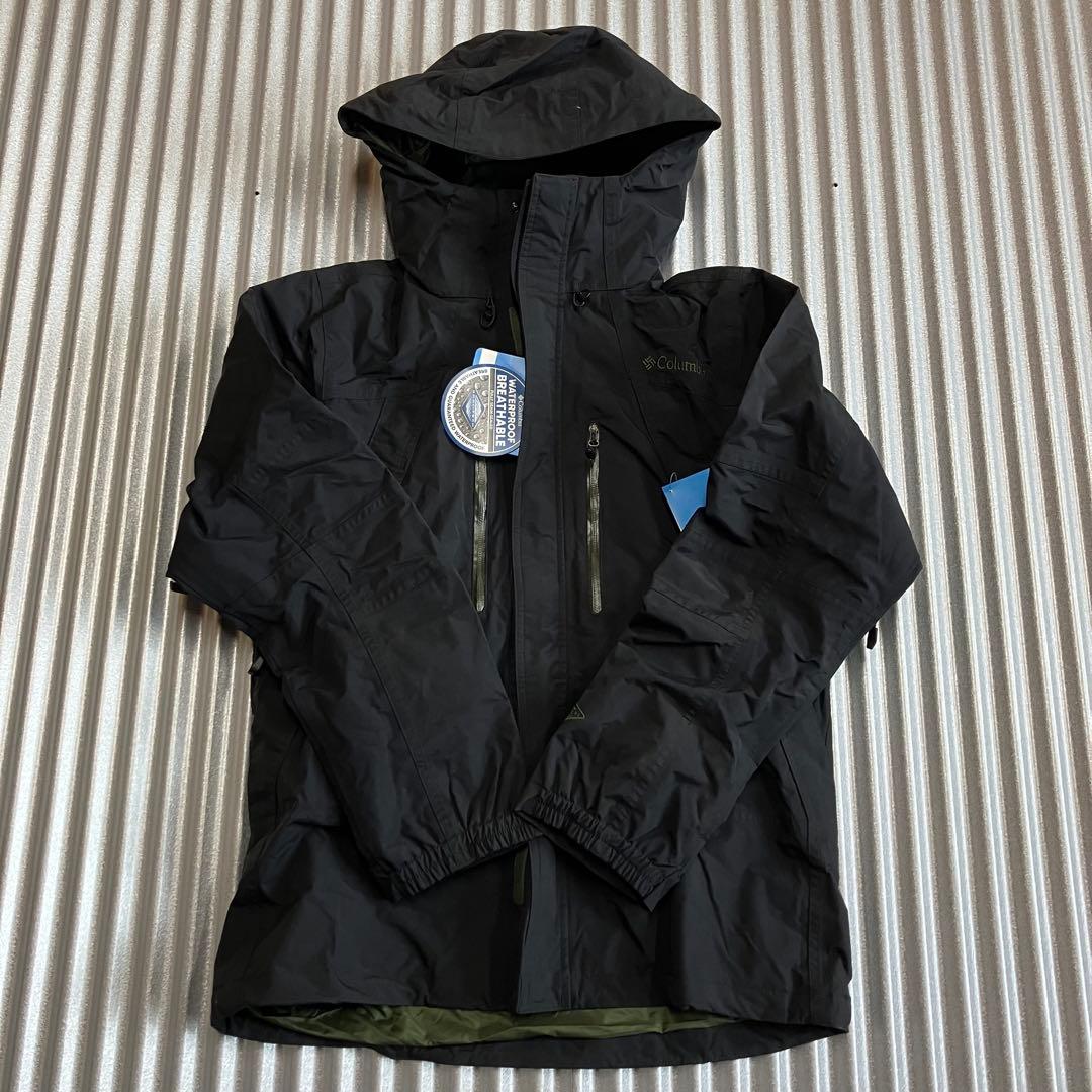 未使用　コロンビア　スノボウェア　上着　ジャケット　アウター　メンズ　黒　XS