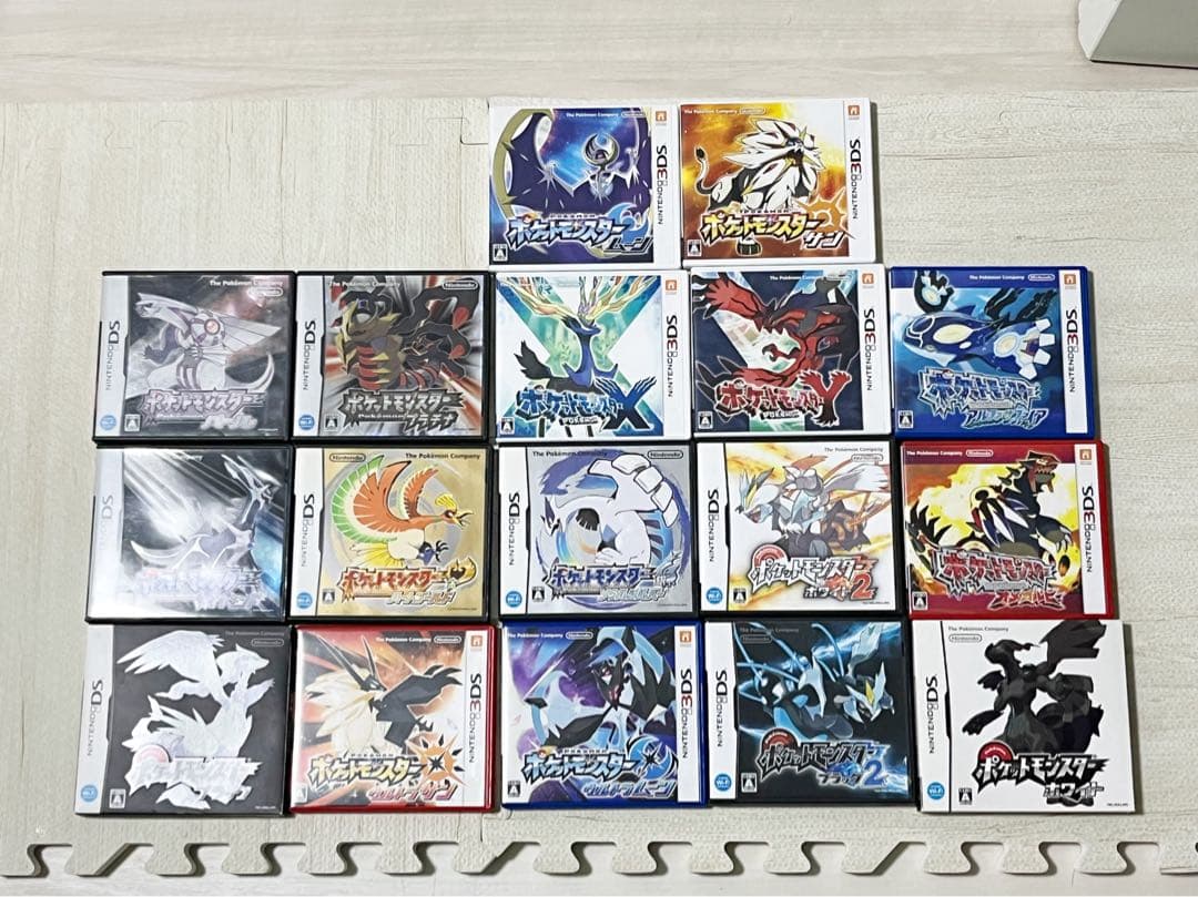 ポケットモンスター 3DSケースあり ソフトセット 17本