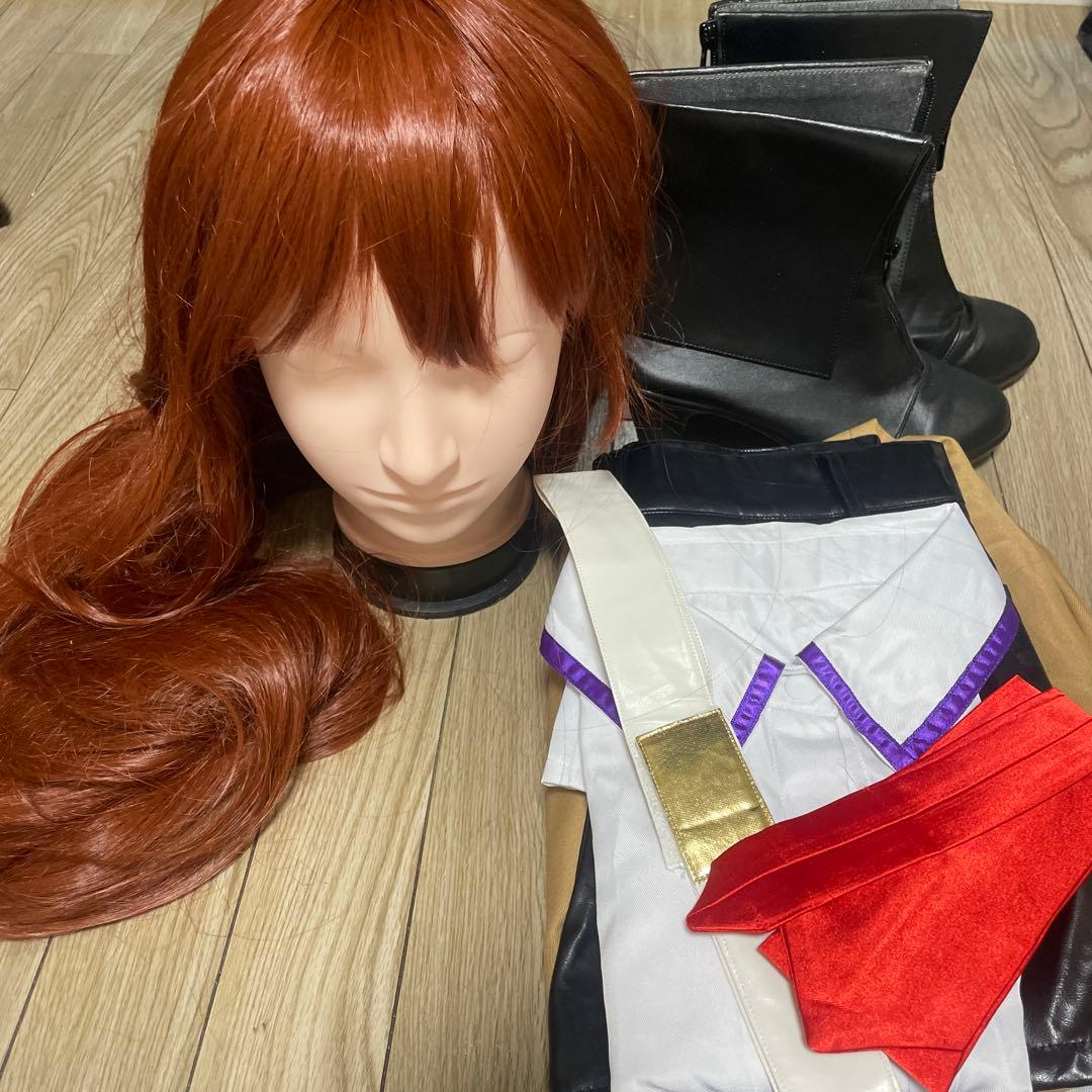 牧瀬紅莉栖　コスプレ　ウィッグ　靴付き