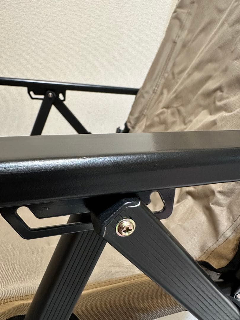 Coleman アウトドアチェア ブラウン　リクライニング3段階