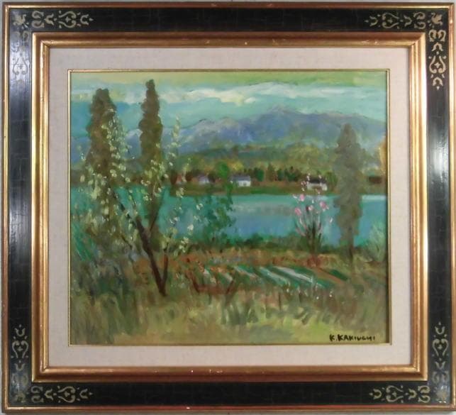 magnolia垣内カツアキ　 　　ダム湖畔春景