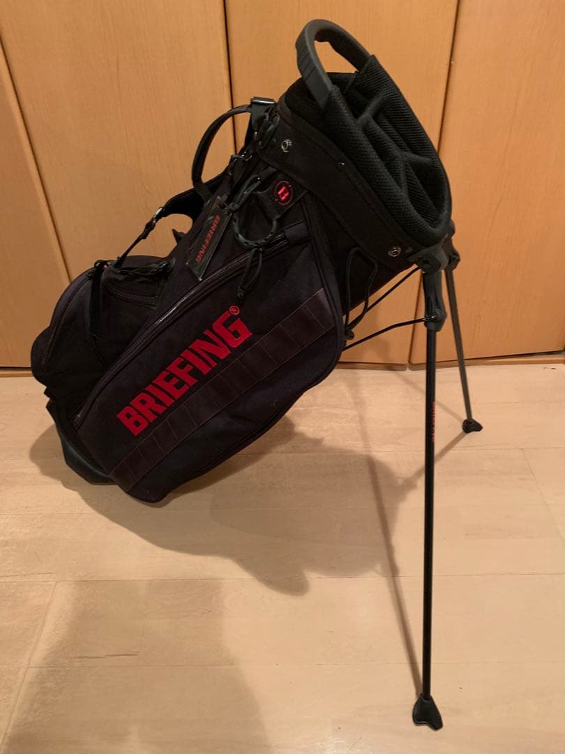 BRIEFING スタンド付きゴルフバッグ ブラック