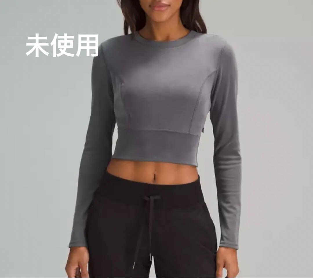 【未使用タグ付】lululemon /ルルレモン バックツイスト リブ長袖