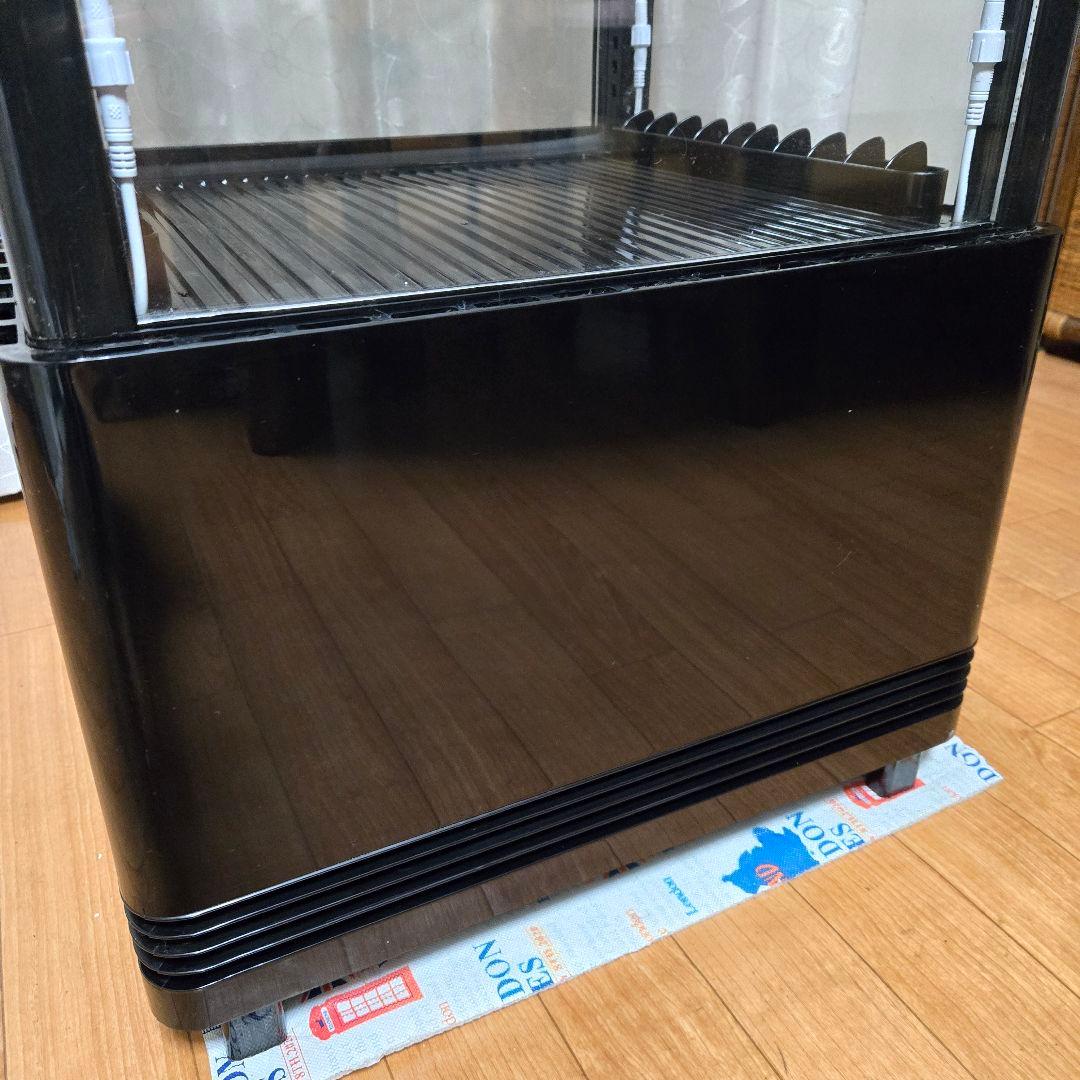 レマコム 105L 4面ガラス 冷蔵ショーケース R4G-105SLB