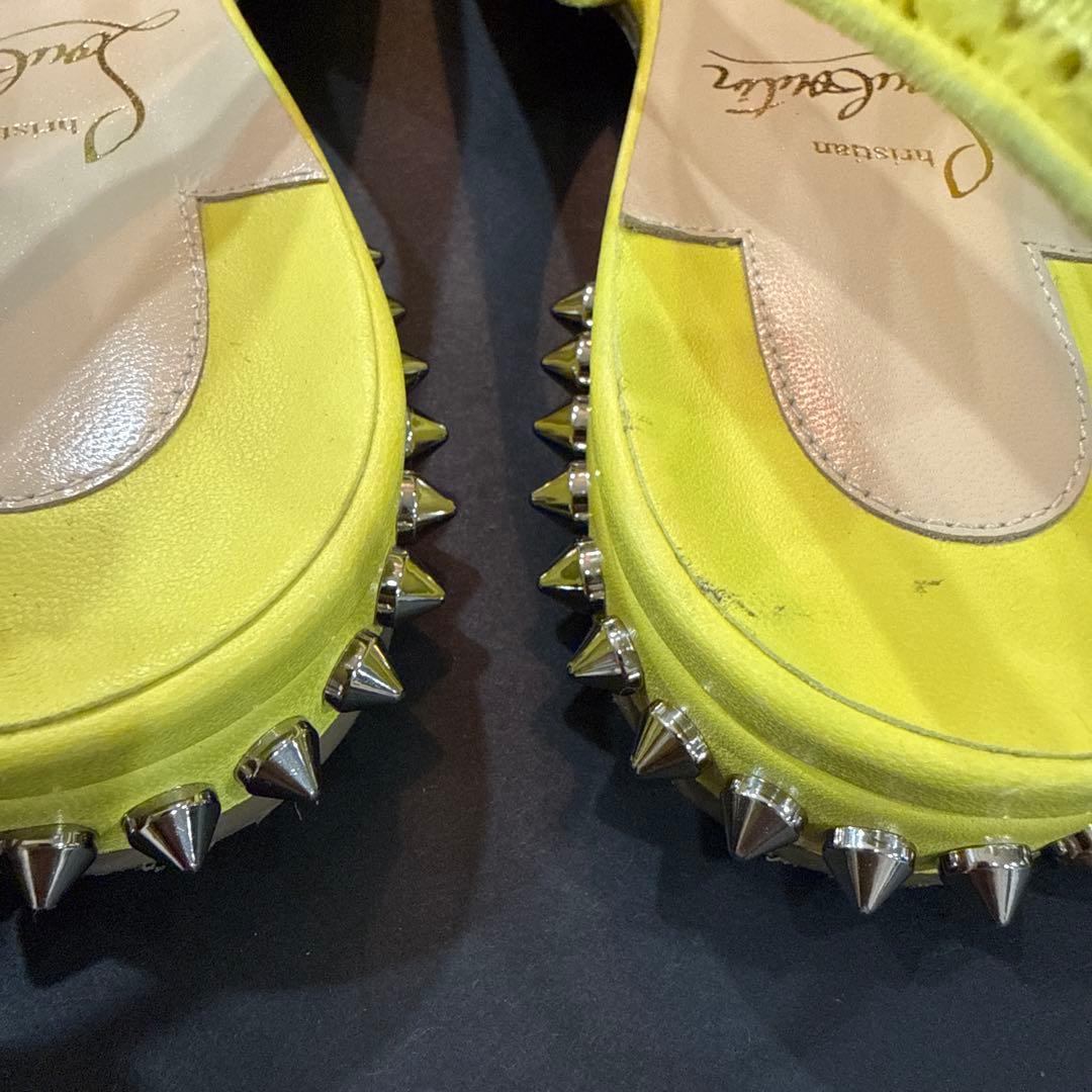 Christian Louboutin イエローミュール　36