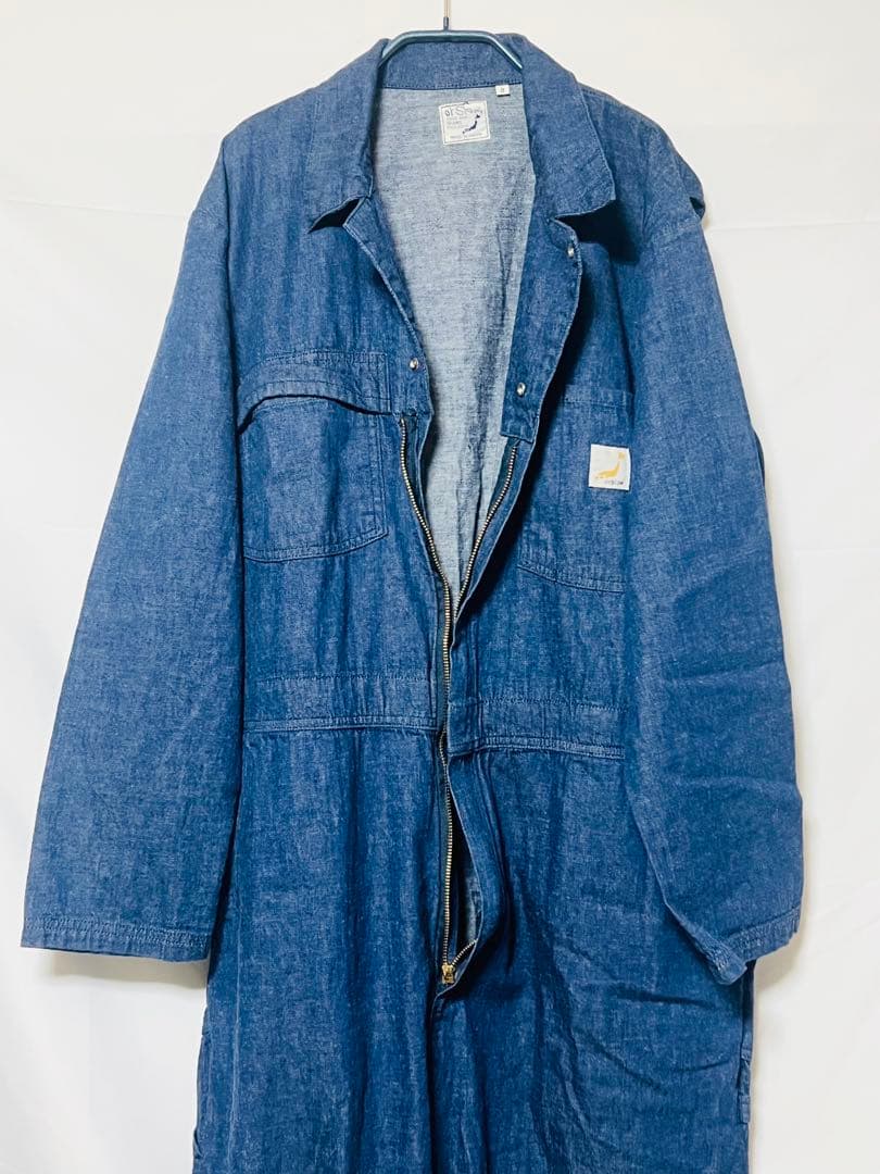 【極美品】オアスロウ（orSlow）デニムオーバーオール　つなぎ　オールインワン