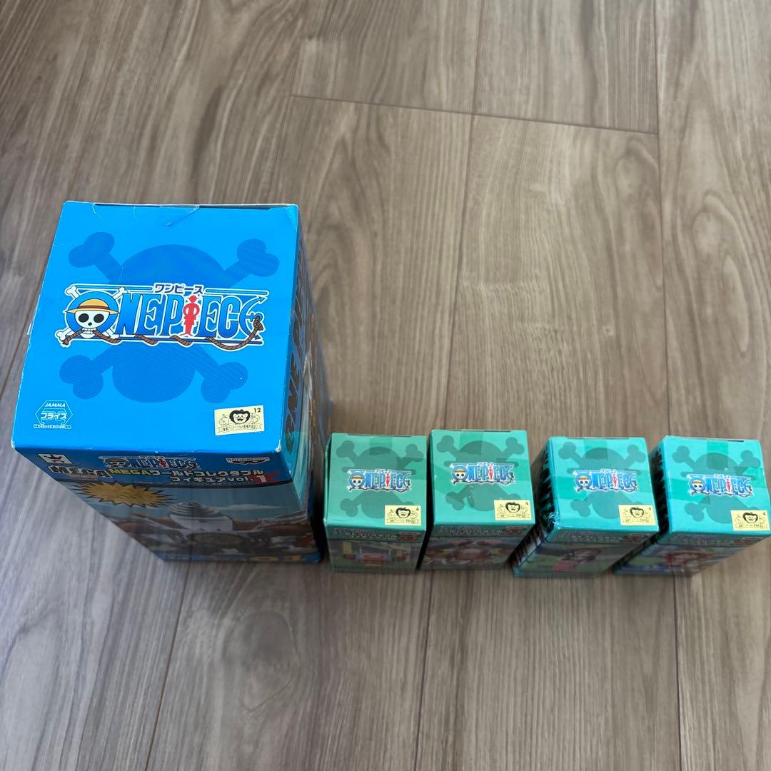 ワンピース メガワーコレフランキー将軍&ワーコレ23 4種セット　ルフィ