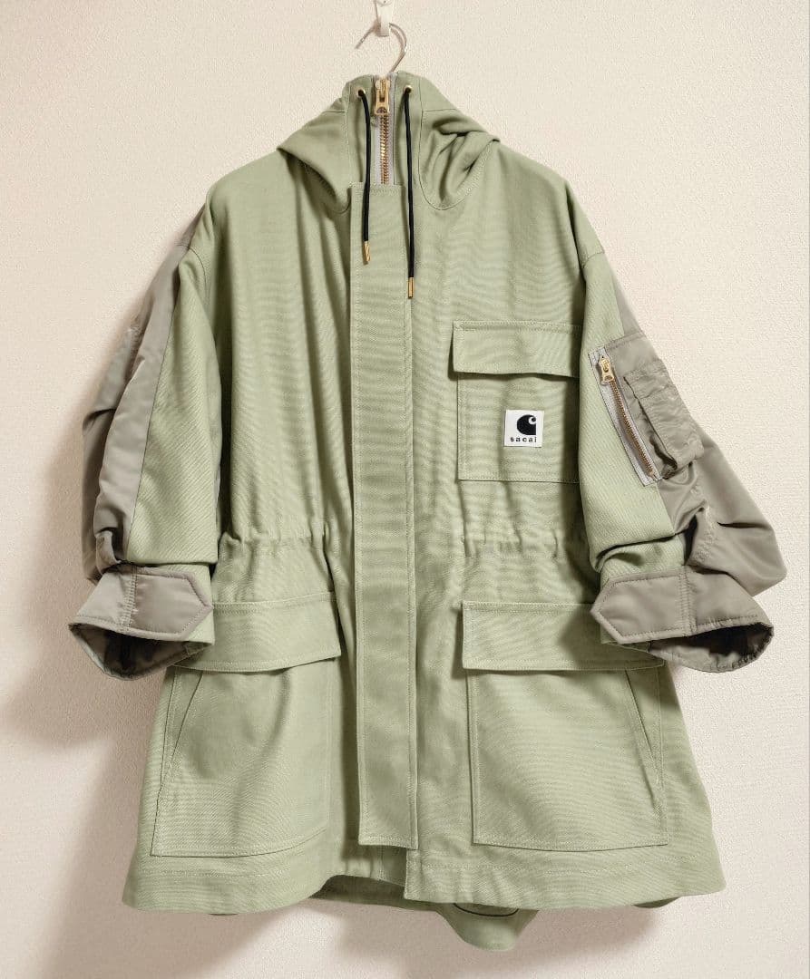 sacai ナイロンツイルコート