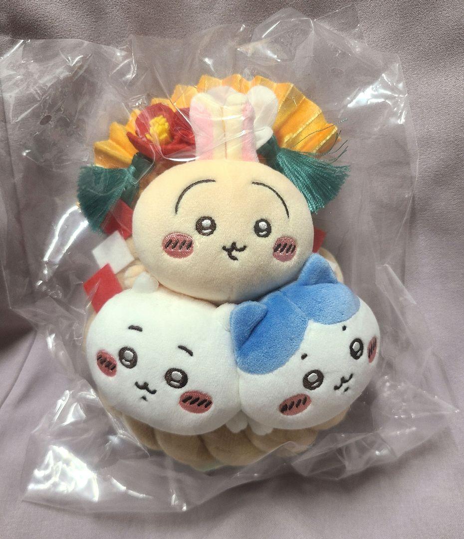 ちいかわ ハチワレ うさぎ しめ縄なぬいぐるみ