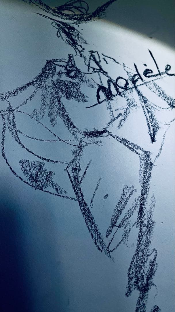 は*ち様 model デッサン '仮面の女'