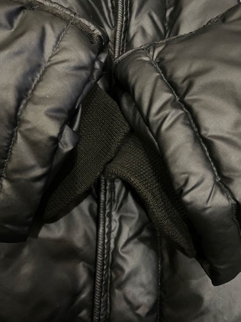 【極暖・肉厚】トミーヒルフィガー ダウンジャケット L 黒 90s 裏地デザイン