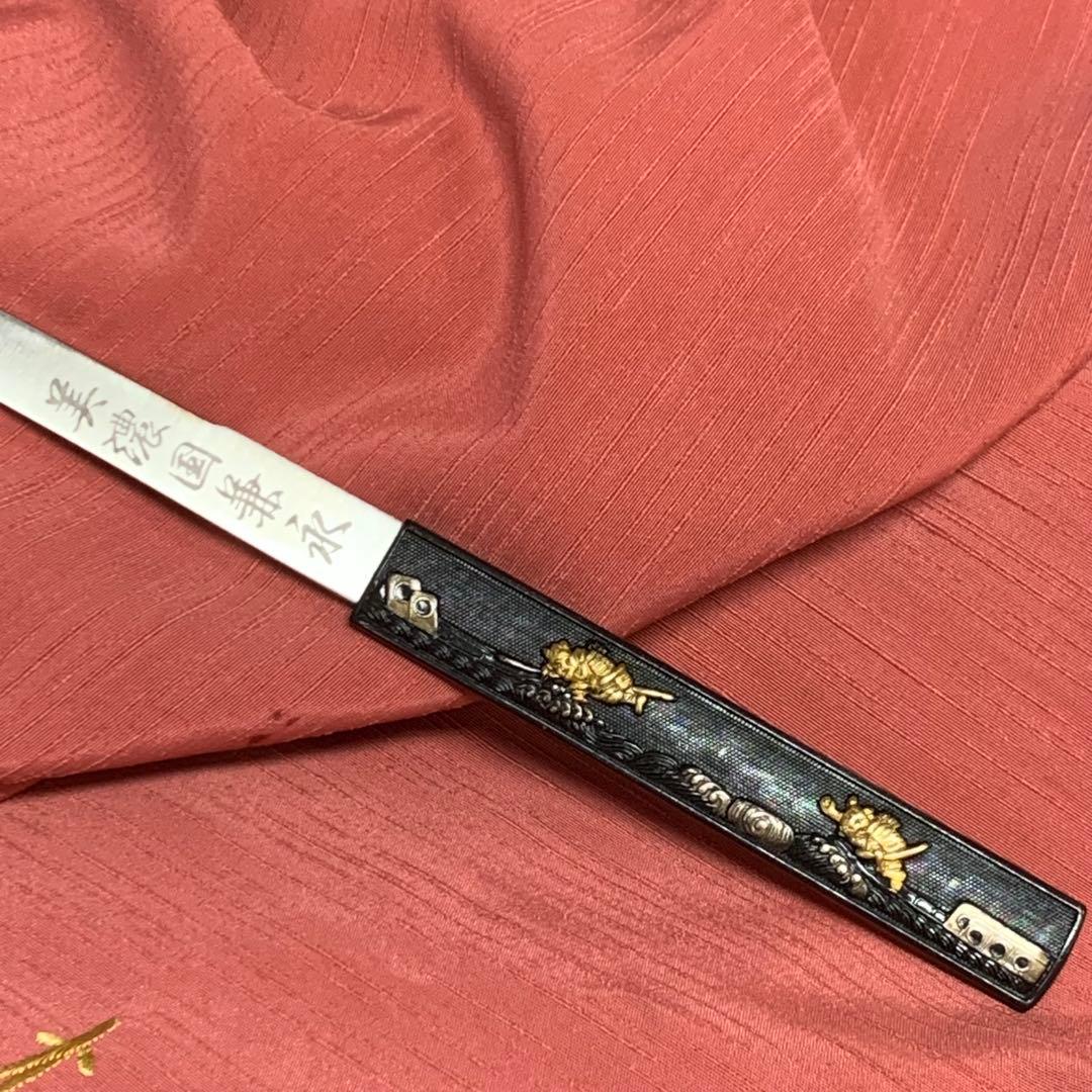 【新品・未使用】虎 装飾刀 専用箱付き