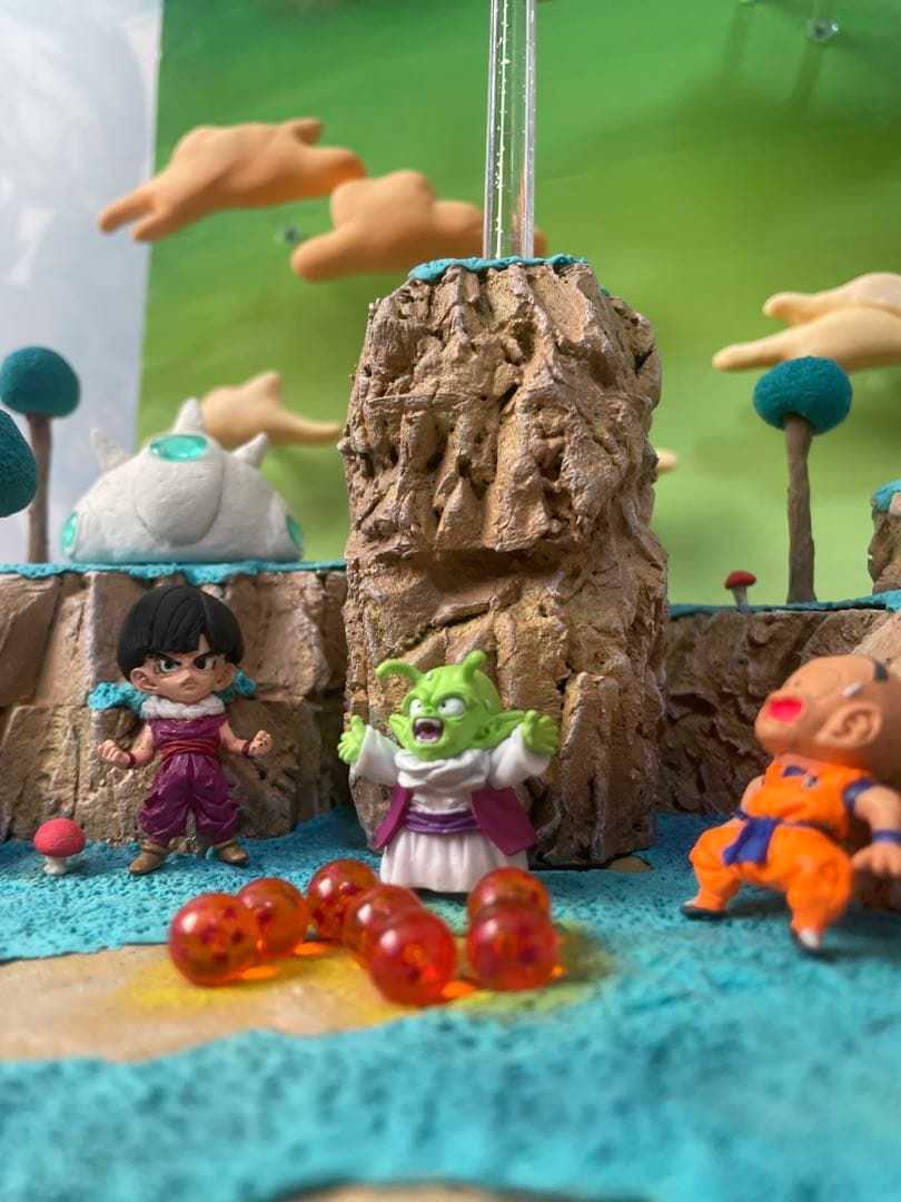 ドラゴンボール ナメック星 ジオラマ 自作 リペイント