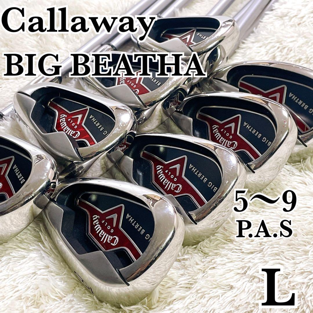 美品 キャロウェイ ビッグバーサ アイアンセット レディース 8本 L