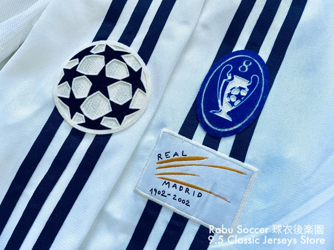 レアルマドリード 01/02 ホーム ユニフォーム #5 ジダン 長袖