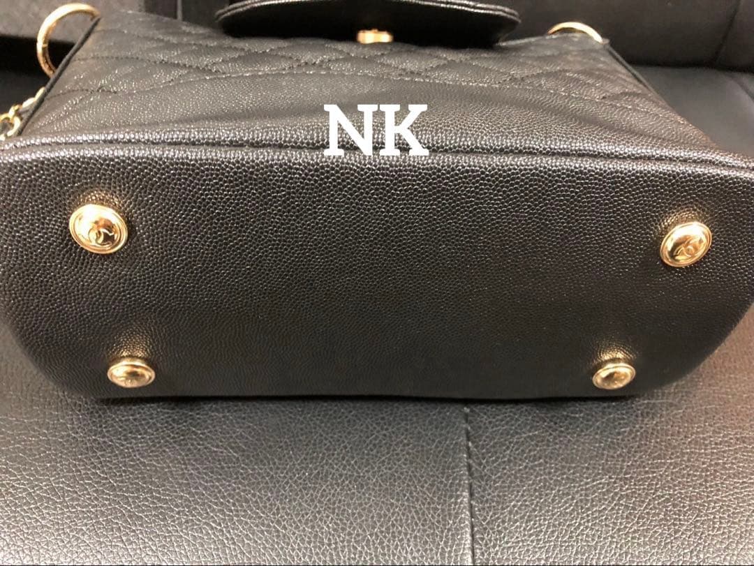 限定セール❗️ブラック シャネル　ノベルティ　レザー ショルダーバッグ　VIP