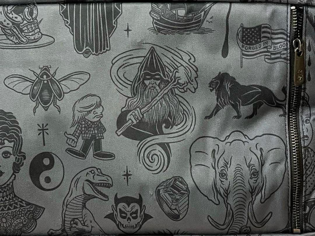 【レア】REBEL8レベルエイトtattooダッフルバッグ 大きめボストンバッグ