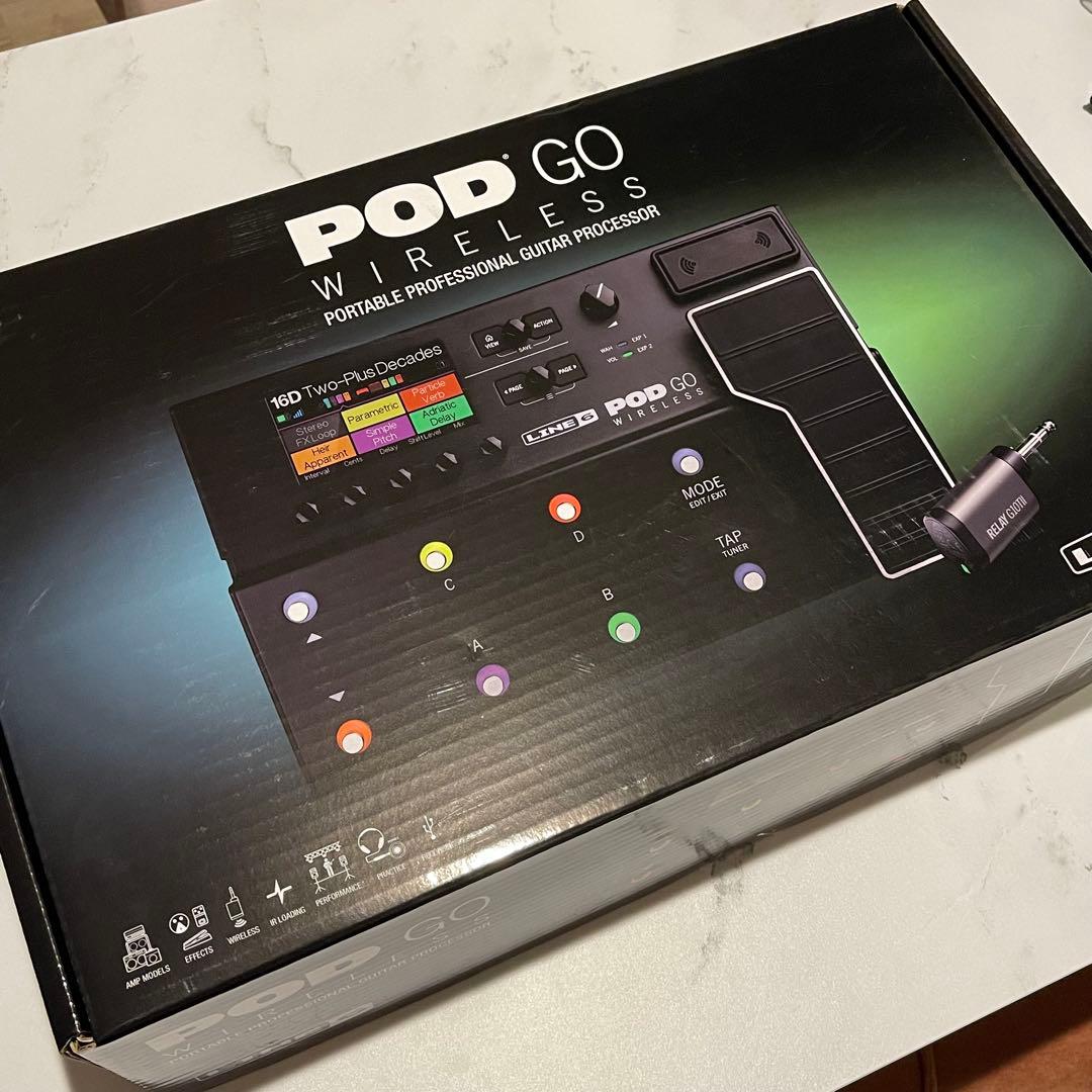 LINE6 Pod Go ワイヤレス マルチエフェクター 専用ケース付き 美品