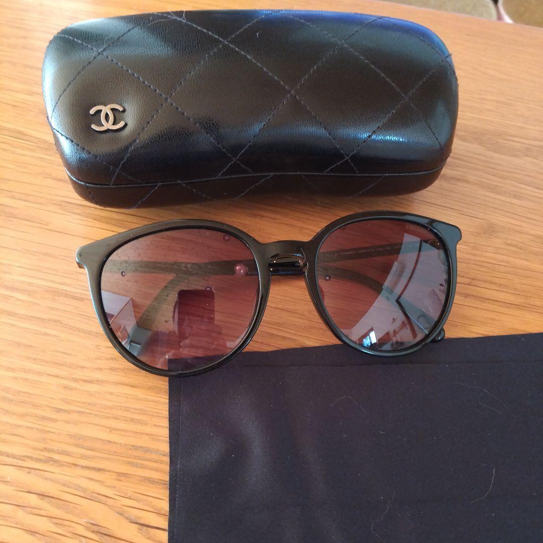 ♢﻿確実正規♢﻿CHANEL サングラス S384-A ブラック 140