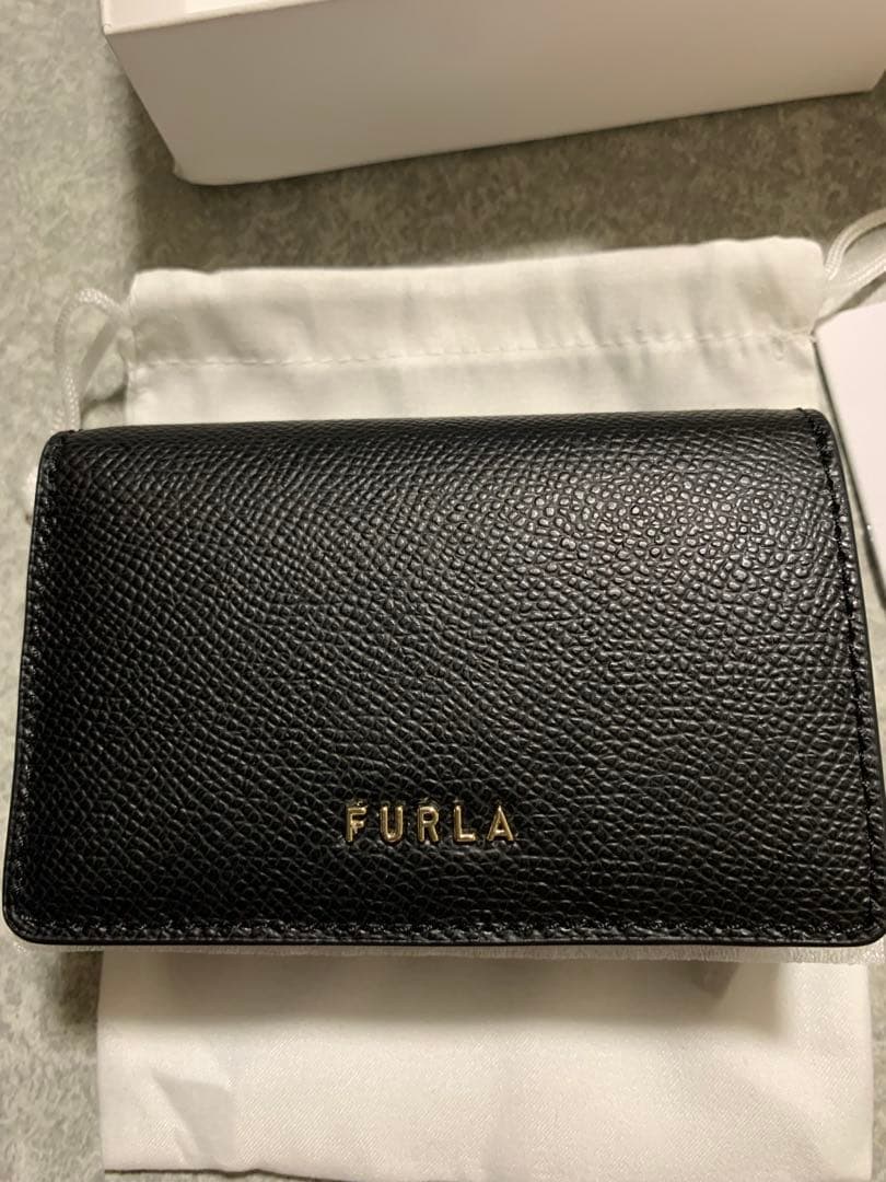 【新品未使用】FURLA フルラ ブラック 名刺入れ カードケース　クラシック