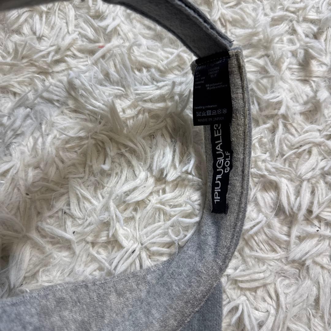 1piu1uguale3 golf グレー レディース バイザー ゴルフウェア