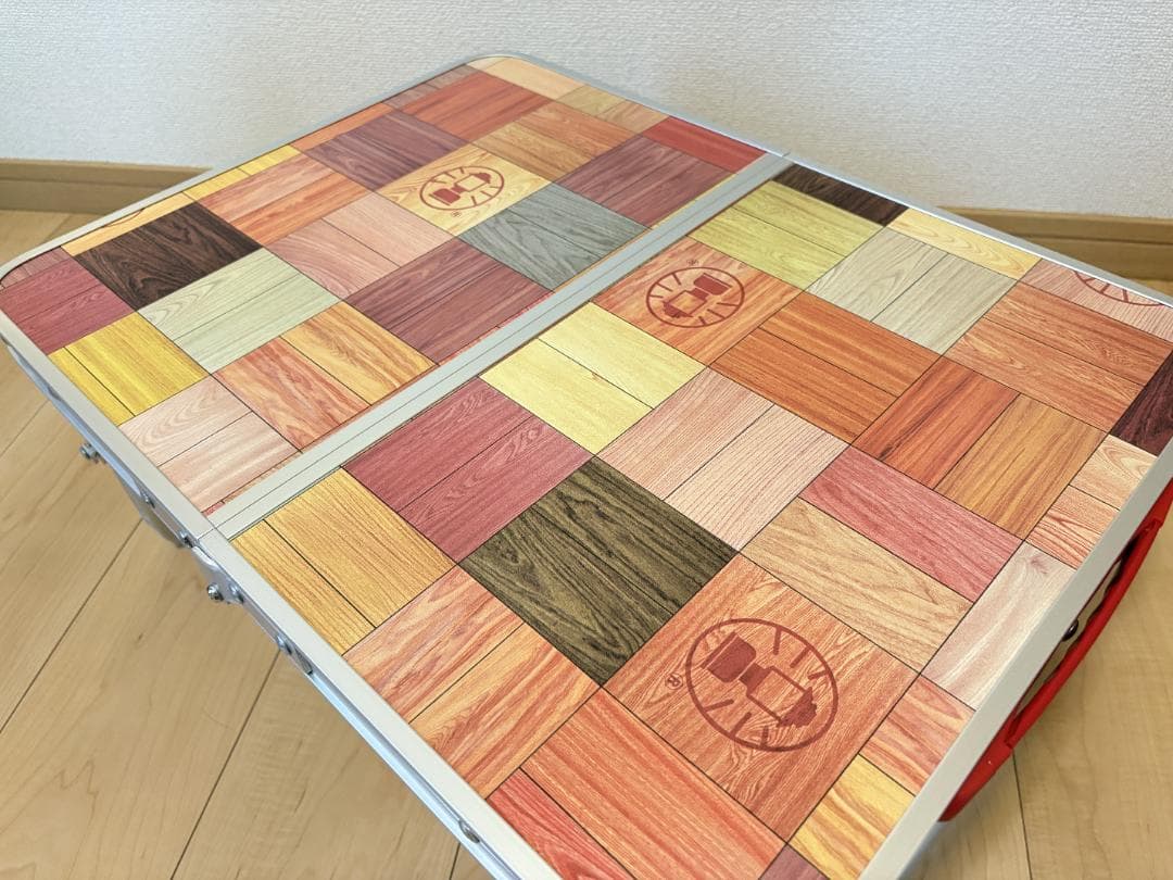 コールマン ナチュラルモザイクリビングテーブル90 + ミニテーブル セット