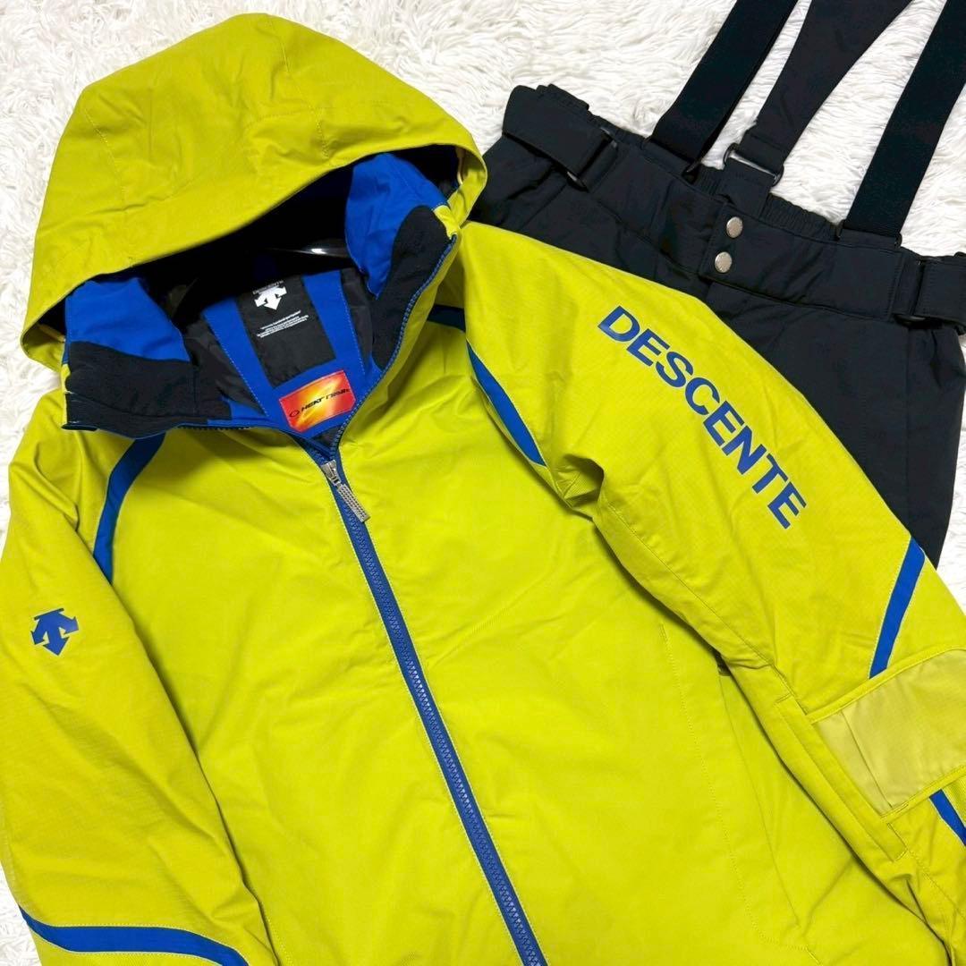 ✨極美品✨デサント スキーウェア セットアップ 蛍光 イエロー Mサイズ