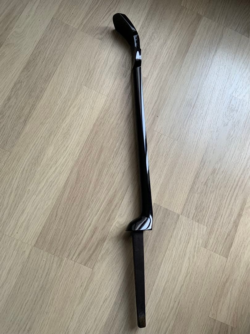 沖縄三線　与那城型　八重山黒木真黒　スンチー塗り　本張り