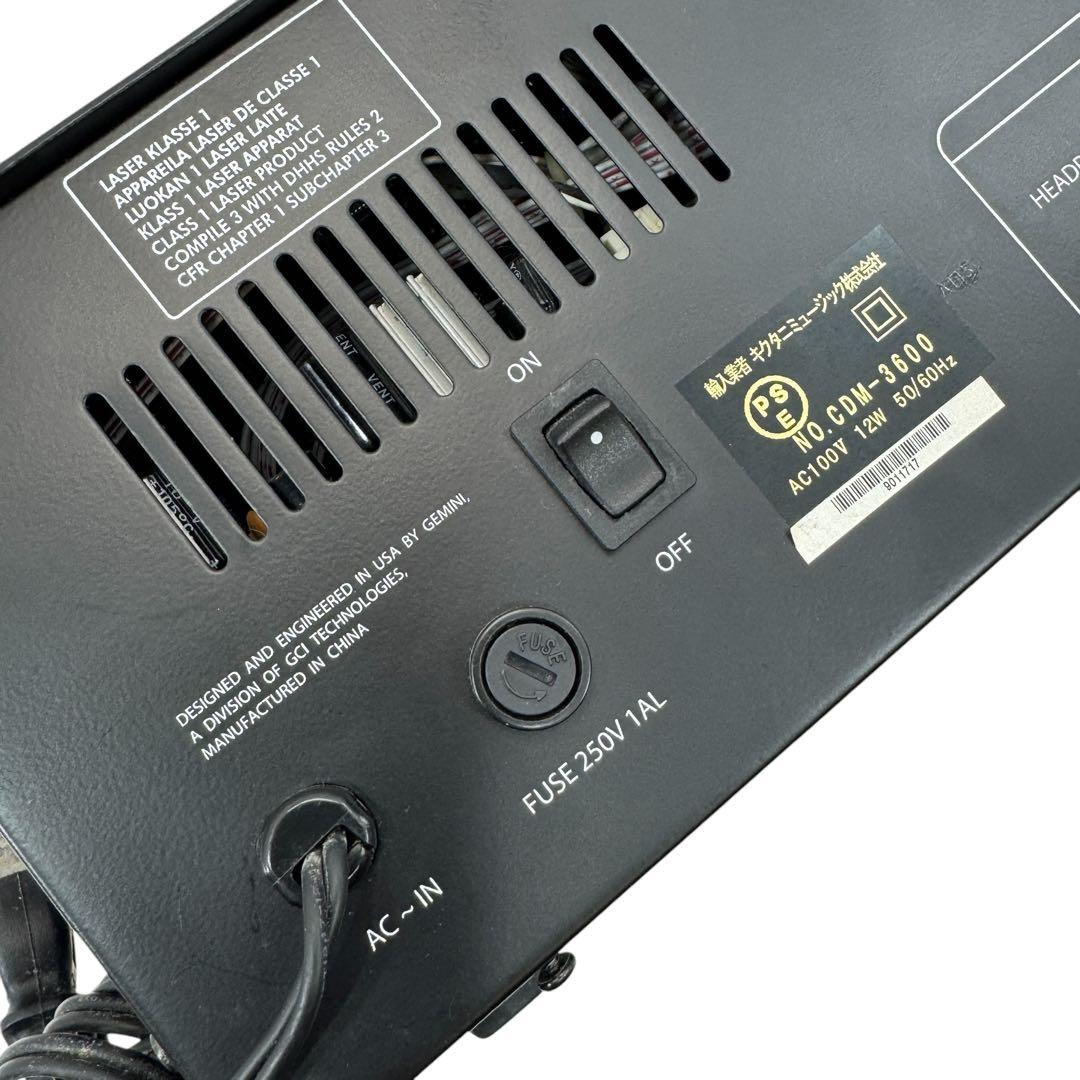 DJコントローラー gemini CDM-3600 ジェミナイ CDJ ジャンク