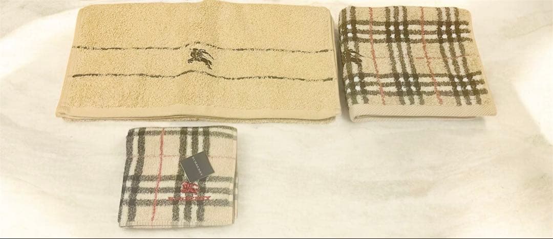 新品 BURBERRY バーバリー ハンドタオル フェイスタオル バスタオル