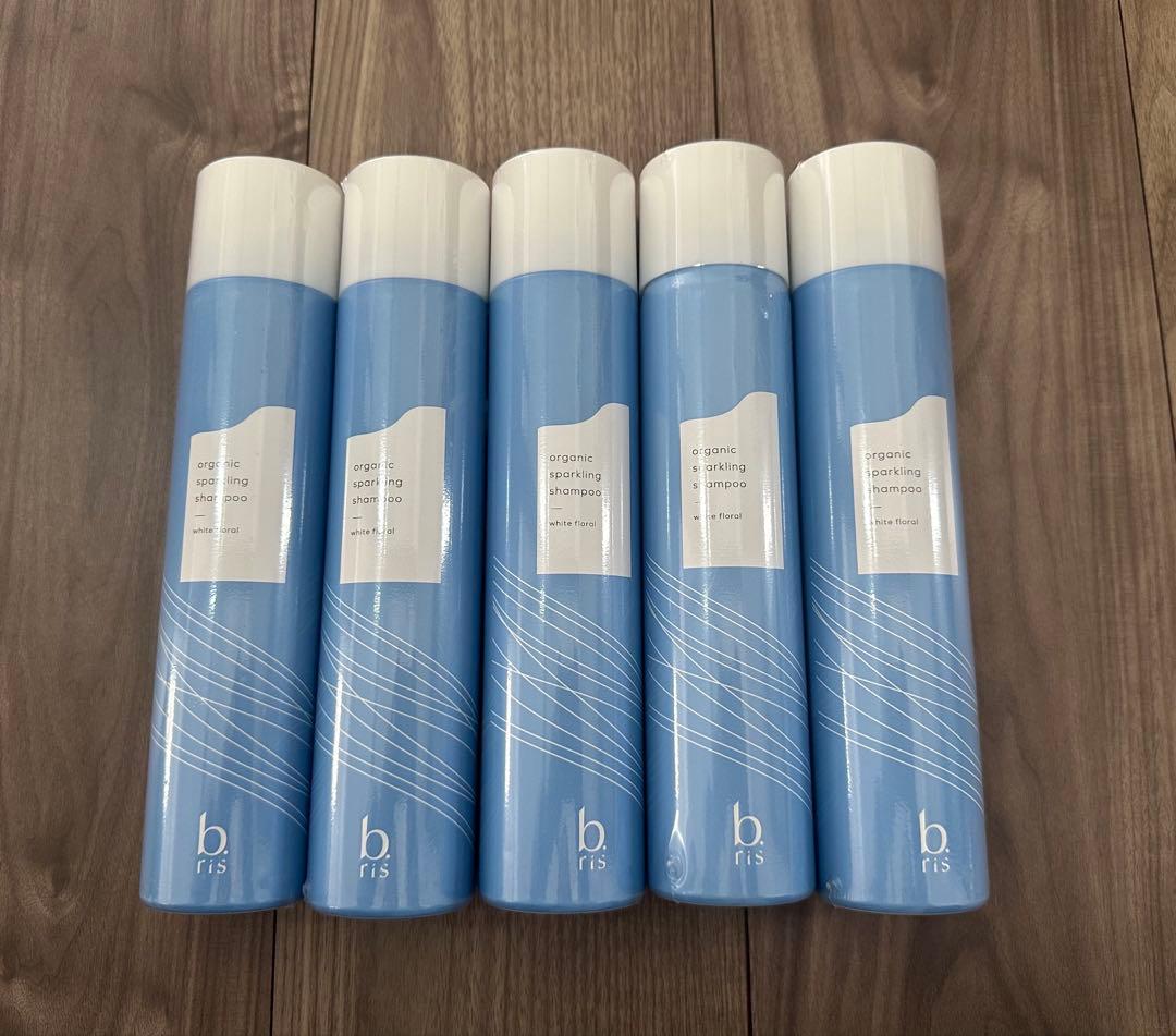 ビーリス オーガニック スパークリング シャンプー ホワイトフローラル 5本