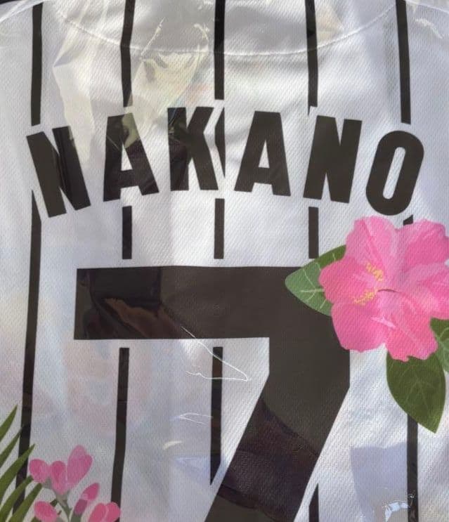 中野選手　阪神　キャンプユニフォーム