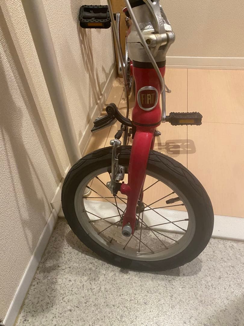 FIAT 折りたたみ自転車 赤