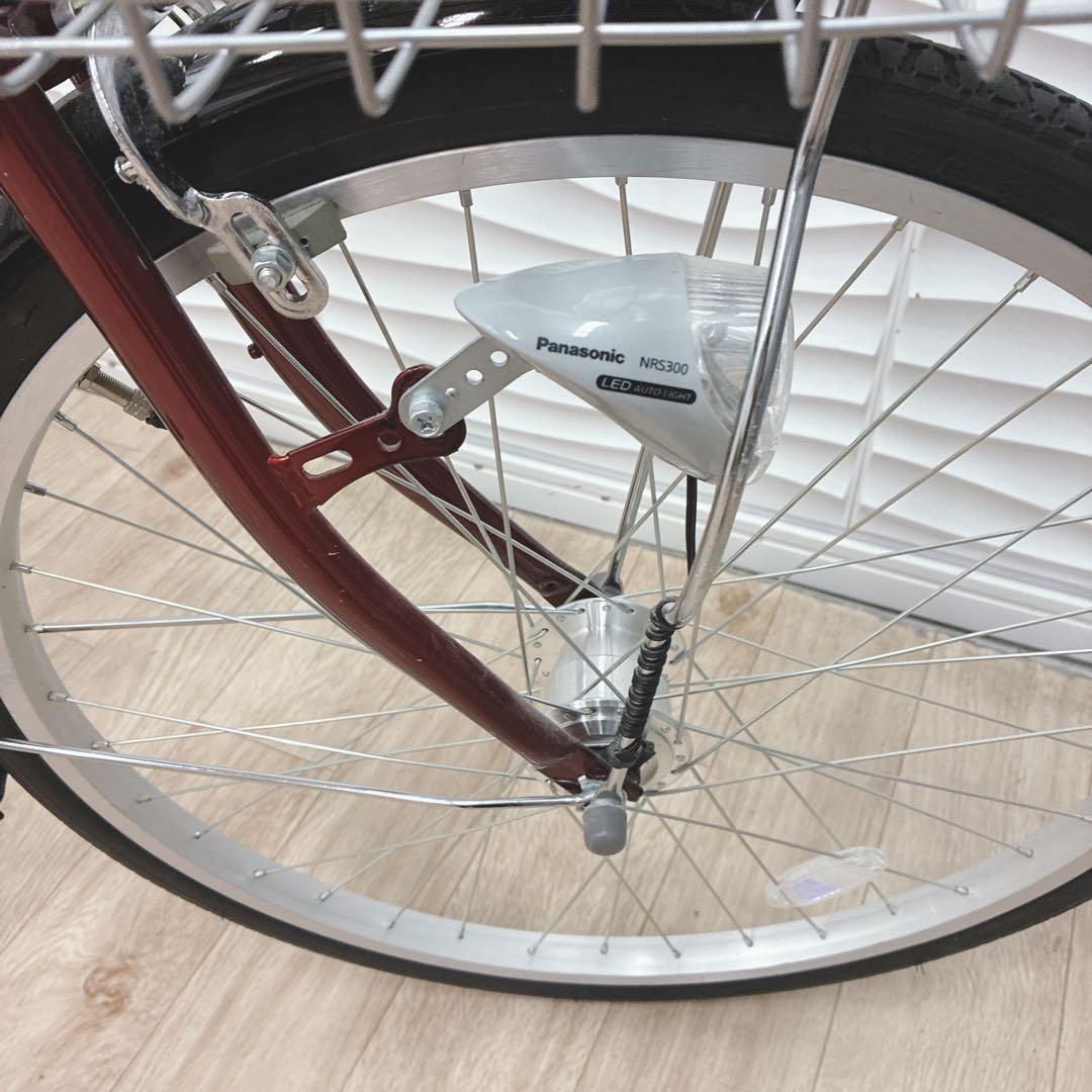 ◇シティサイクル◇ママチャリ◇24インチ◇レッド◇大阪兵庫京都奈良滋賀和歌山◇